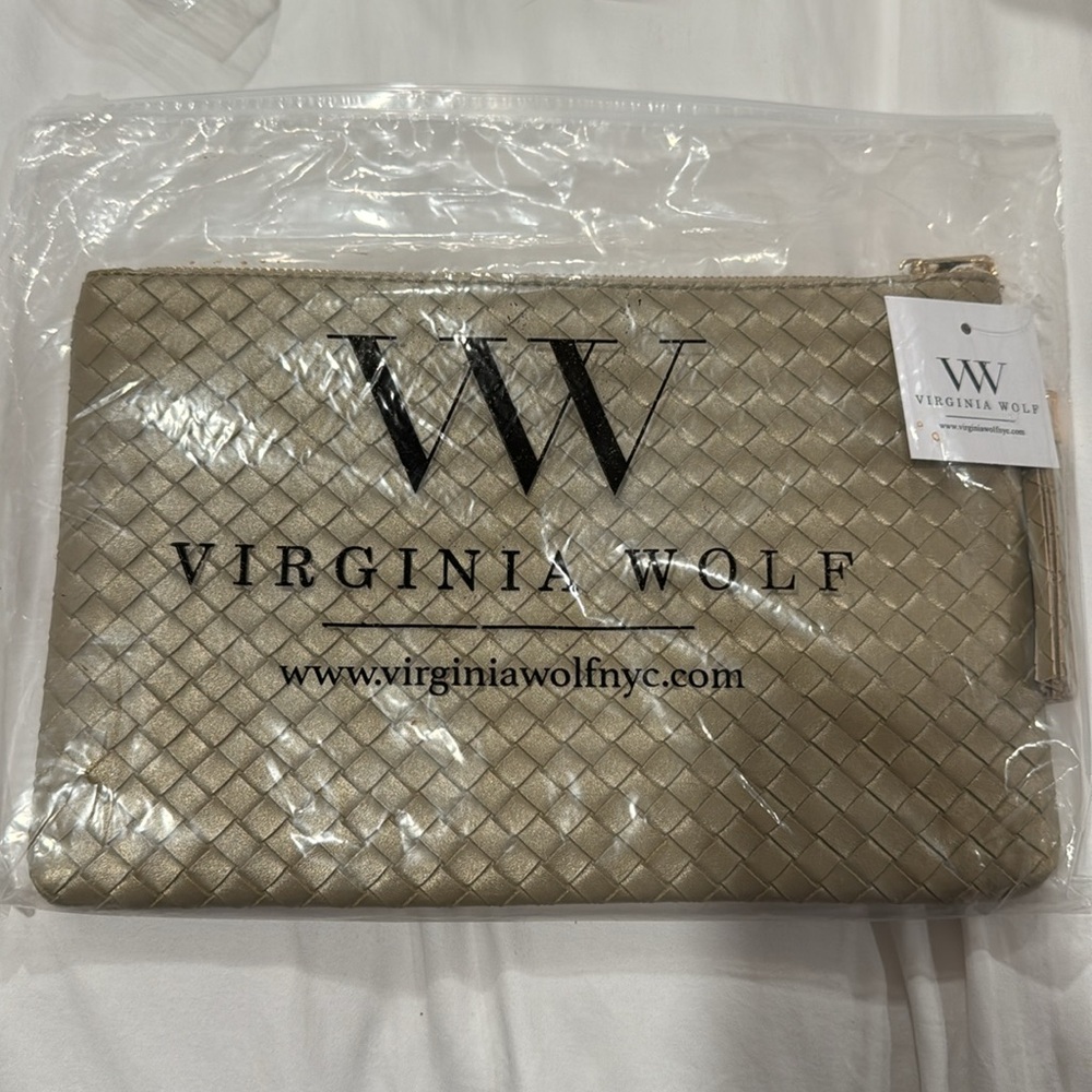 Virginia Wolf Mimi Woven Pouch, nwt! - Picture 6 of 8